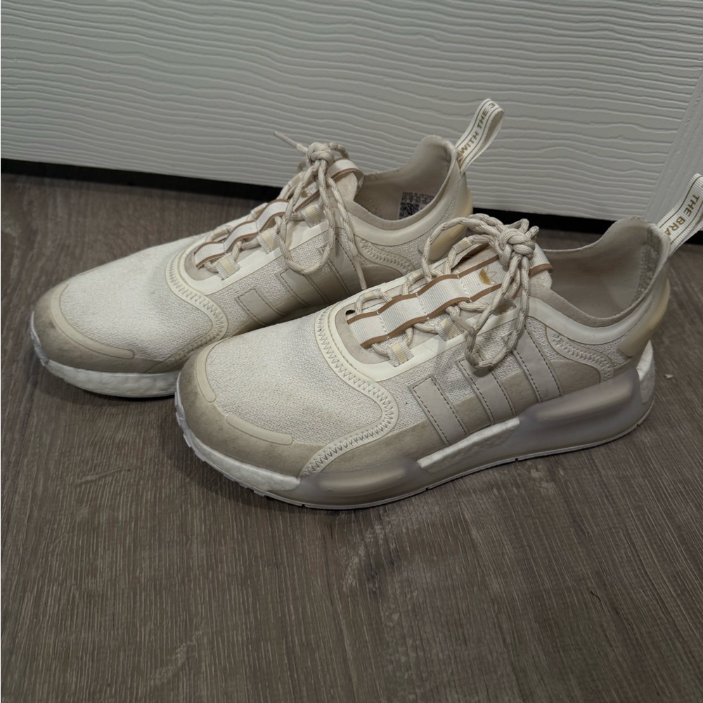 Adidas Beige Athletic Shoes